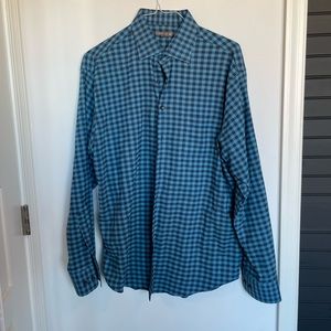 Peter Millar Checkered Button Down